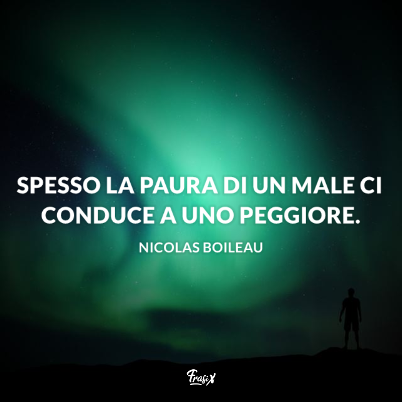 Immagine con citazione nicolas per frasi brevi sulla paura