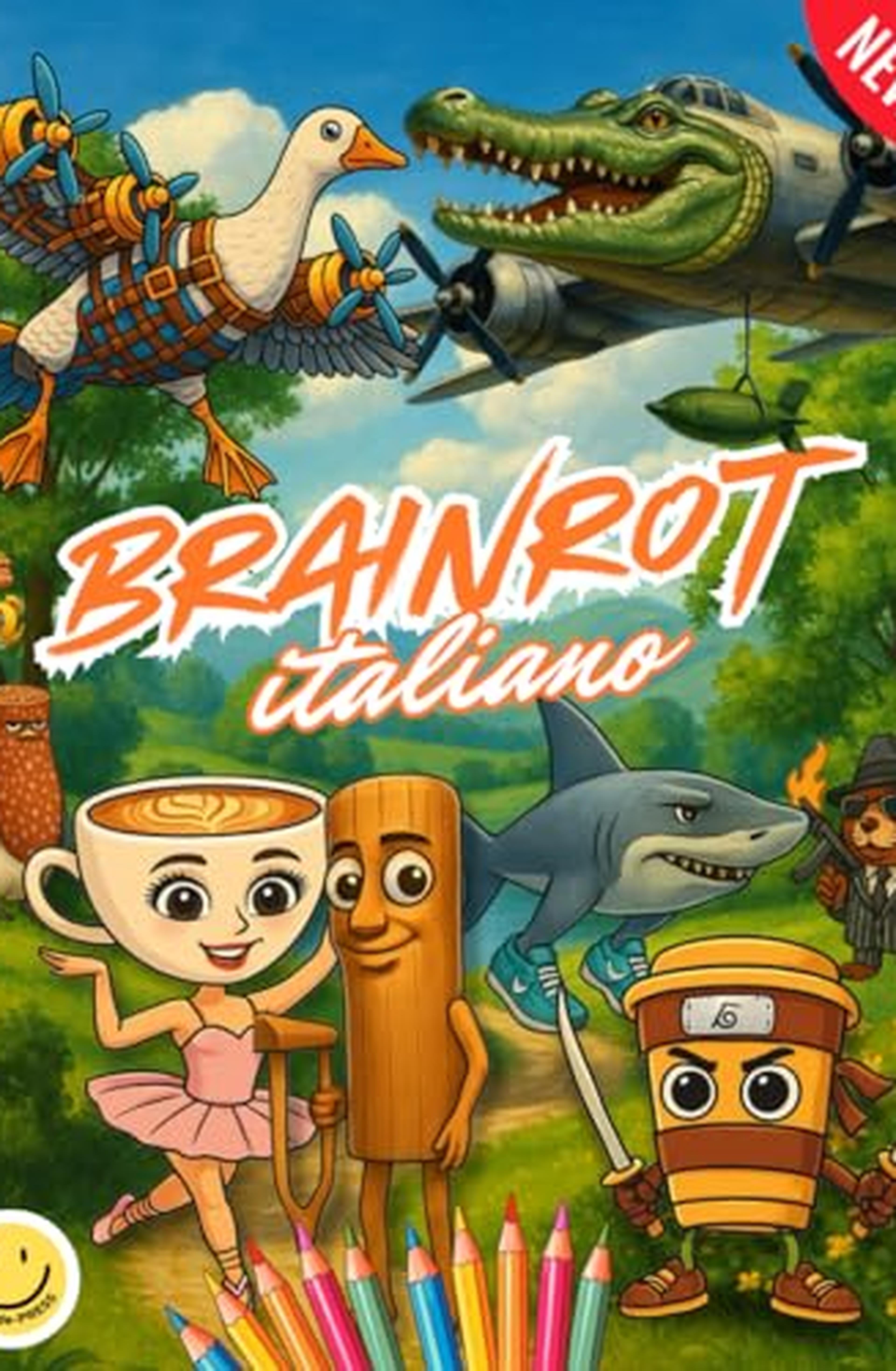 BRAINROT ITALIANO: Il libro NONSENSE da colorare sulla storia del Brainrot Universe