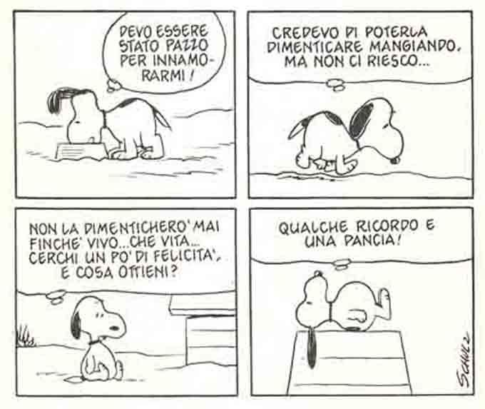 Una vignetta dei Peanuts