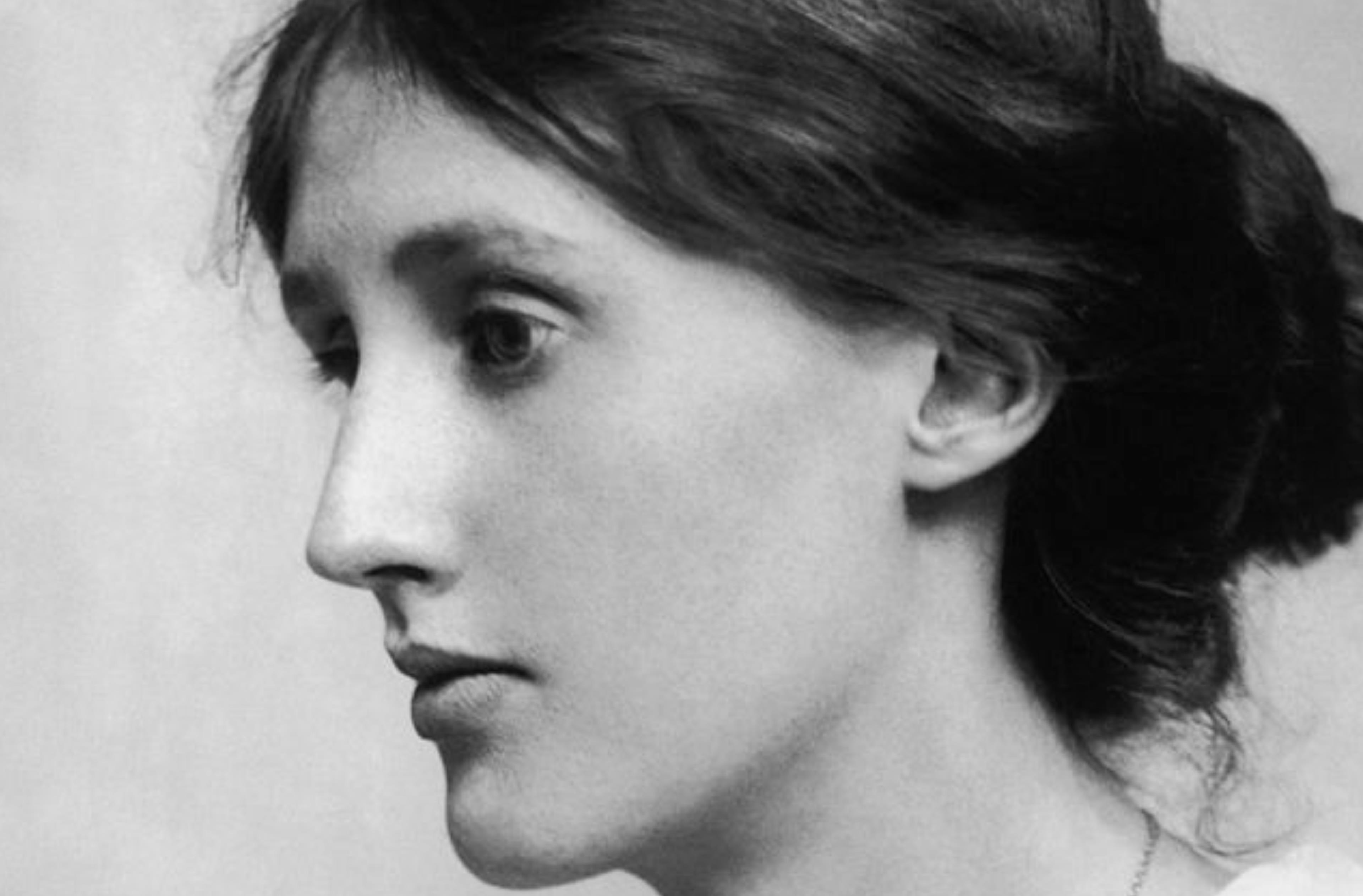 Fotografia di Virginia Woolf in bianco e nero