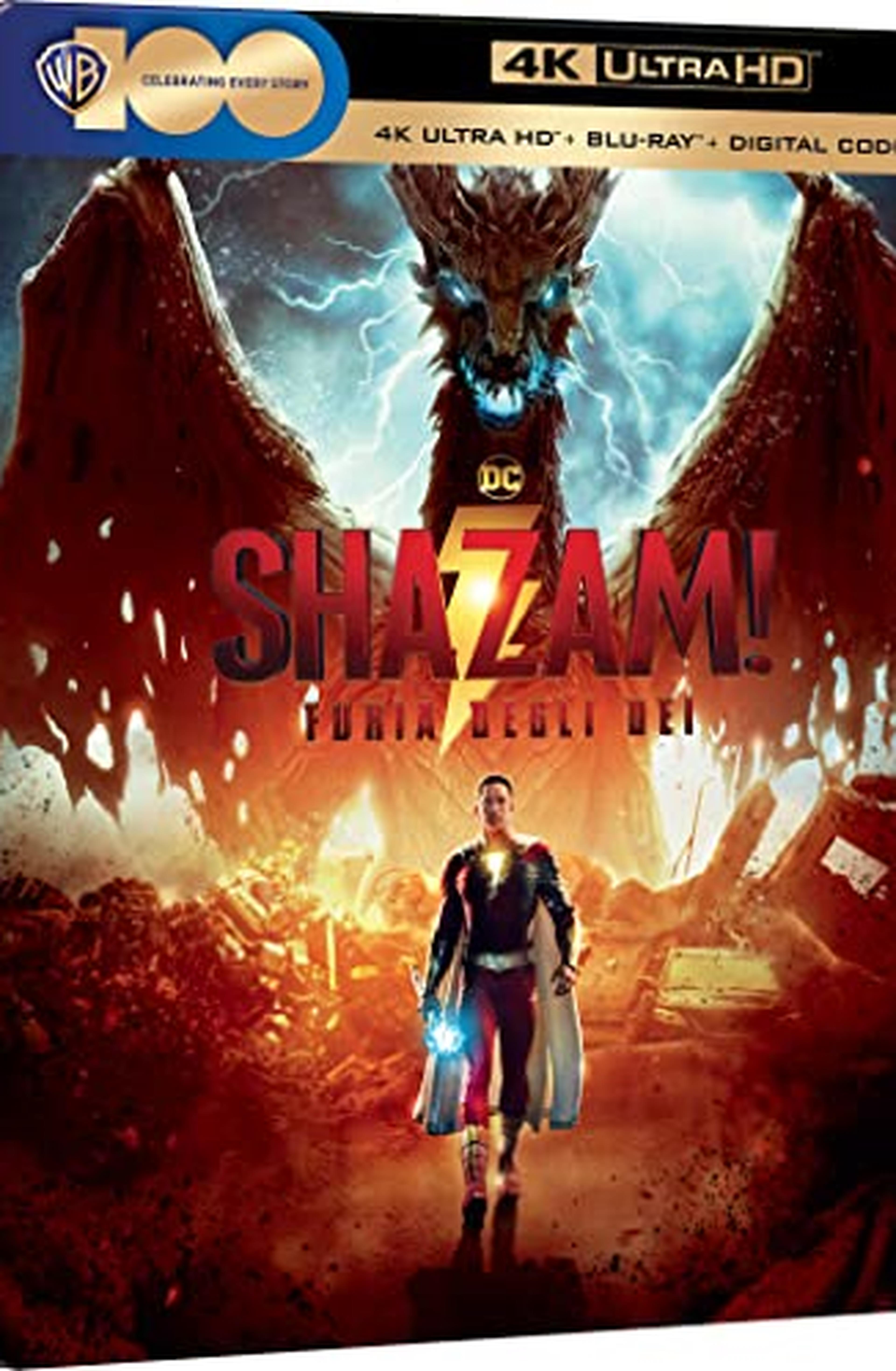 SHAZAM! 2 - FURIA DEGLI DEI STEELBOOK 1 (4K Ultra HD + Blu-Ray)
