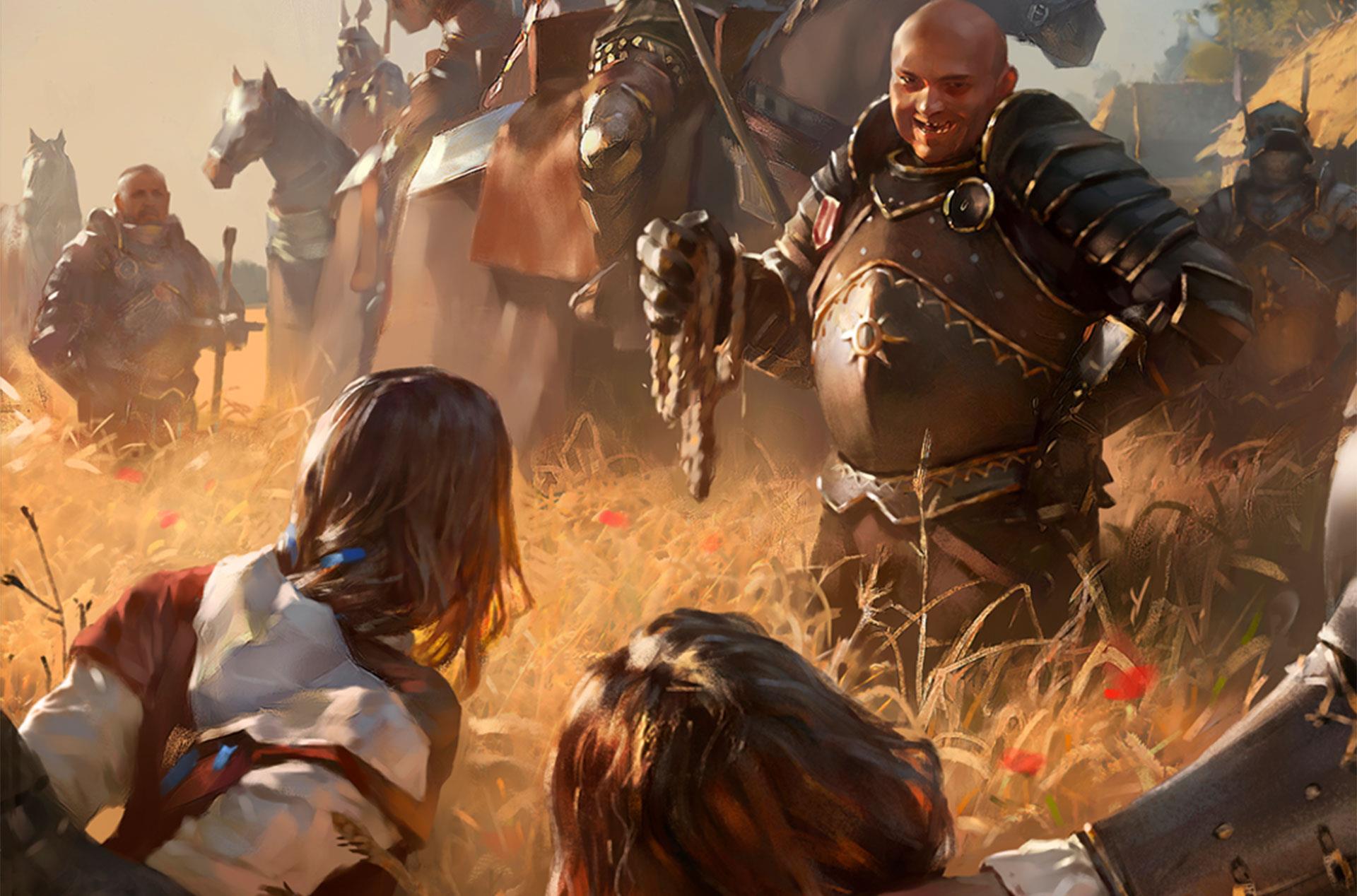 Artwork per le carte del mazzo di Nilfgaard