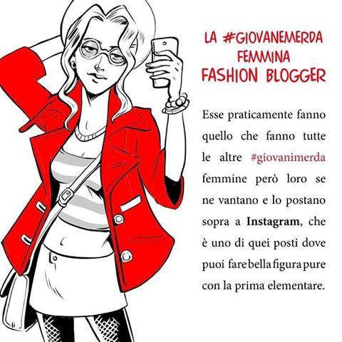 Vignetta tratta da il Dizionario Illustrato dei #giovanimerda