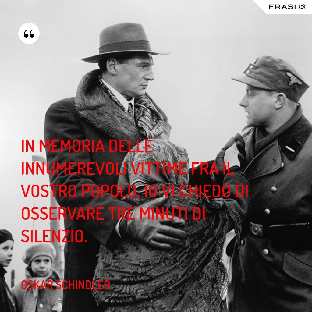 Immagine con frasi di Schindler's List