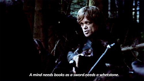 Tyrion Lannister è un accanito lettore 