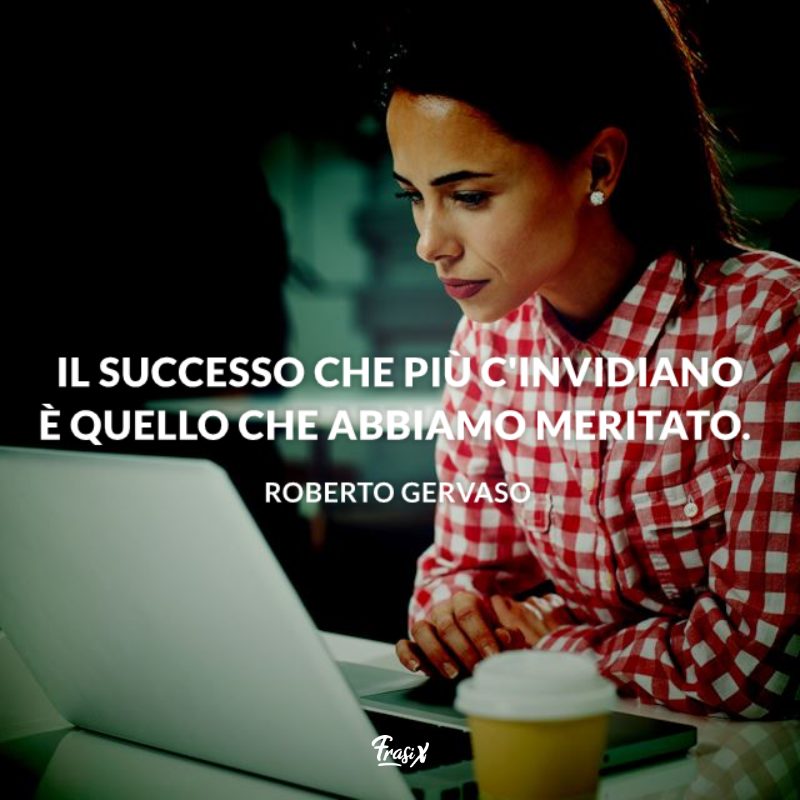 Immagine con citazione gervaso per frasi di complimenti lavorativi