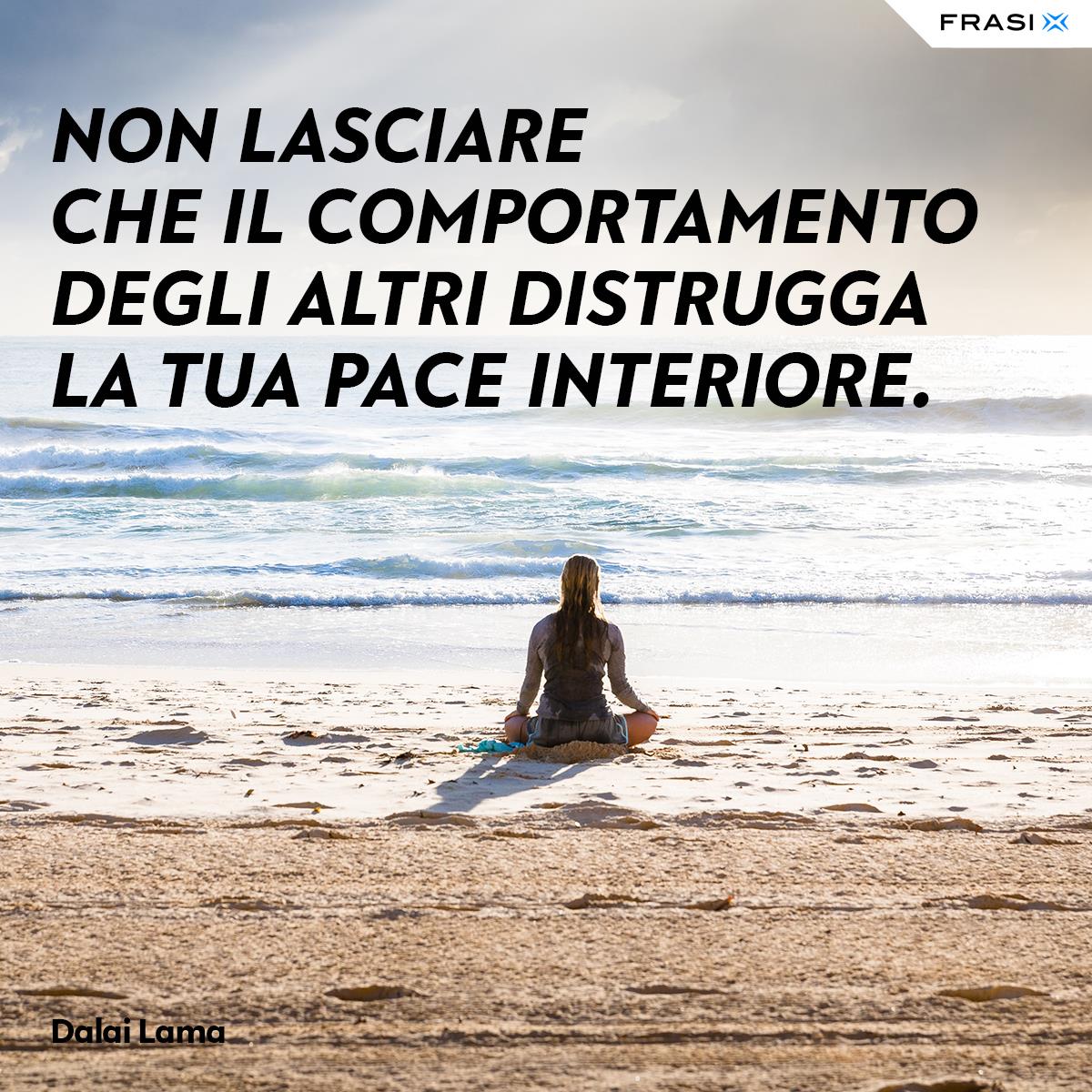 Frasi del Dalai Lama su pace interiore