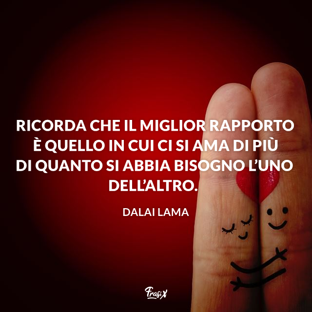 Immagine con frasi del Dalai Lama