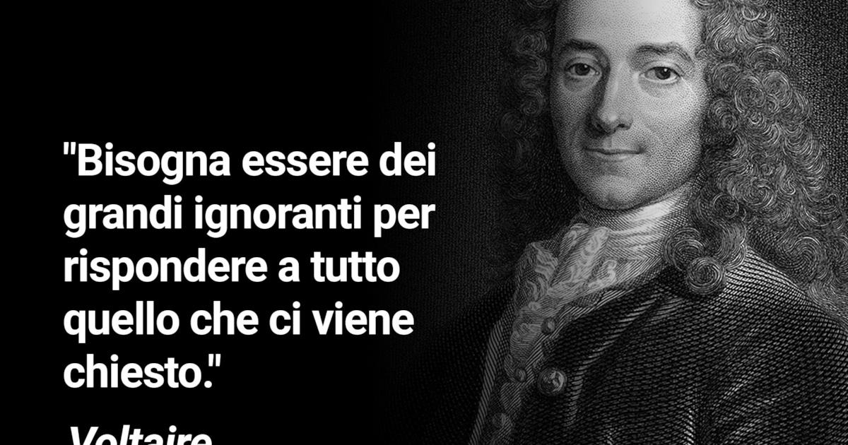 Frase Di Voltaire Sulla Libertà Di Pensiero
