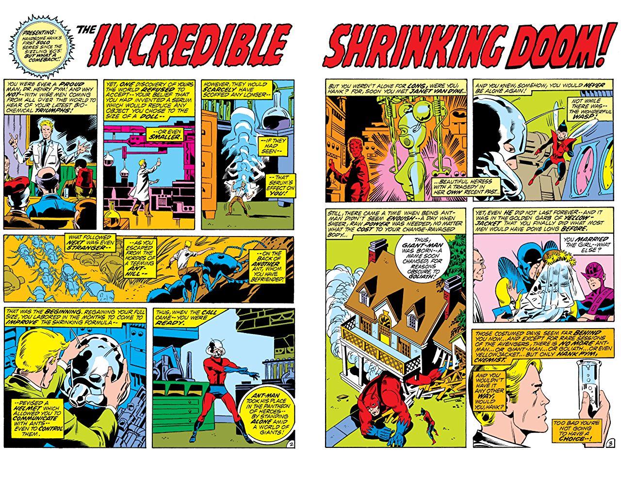 Le prime pagine di La fine di Ant-Man