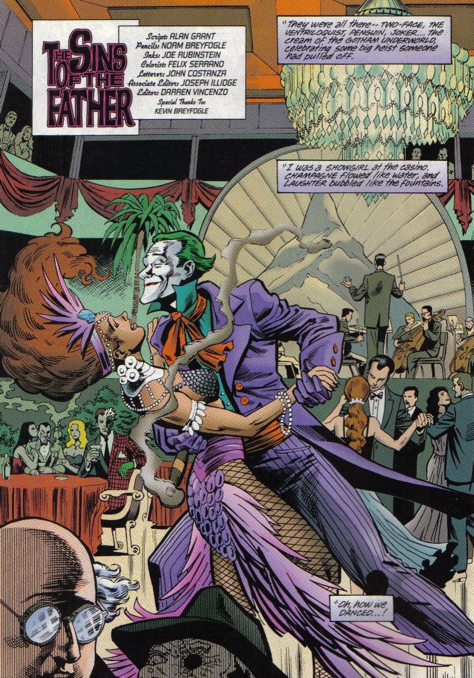 Il Joker danza con una ballerina in un locale notturno