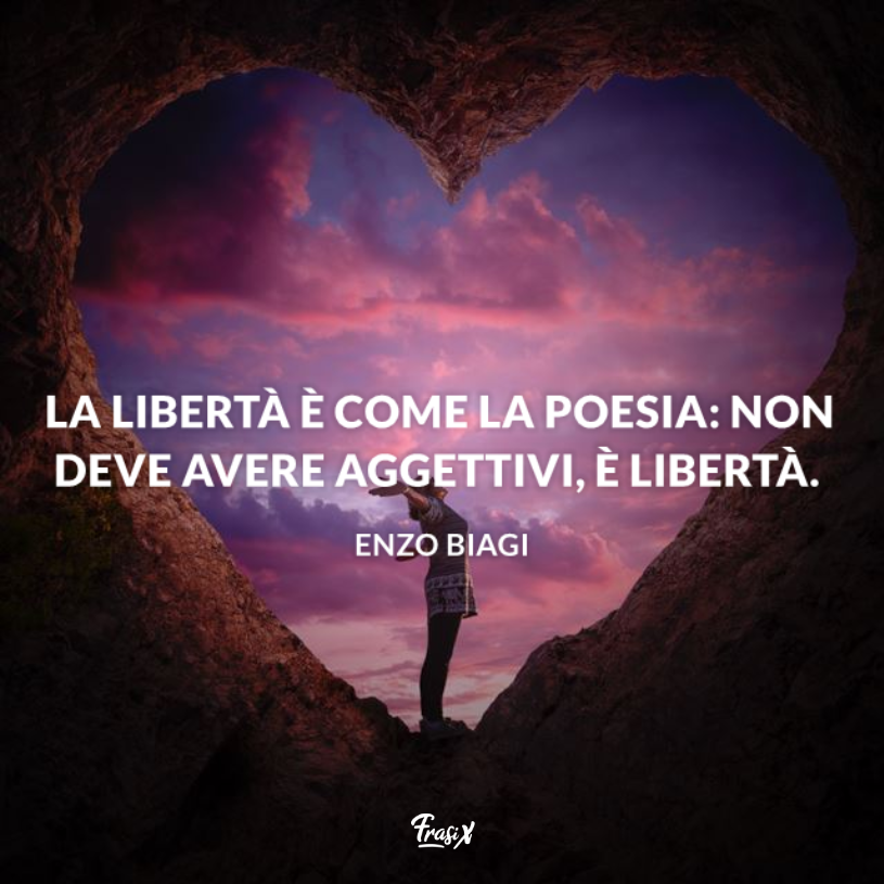 Immagine con citazione enzo biagi per frasi sulla libertà di pensiero