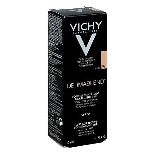 Vichy, Dermablend, fondotinta liquido da 30 ml, tono 25 (etichetta in lingua italiana non garantita)