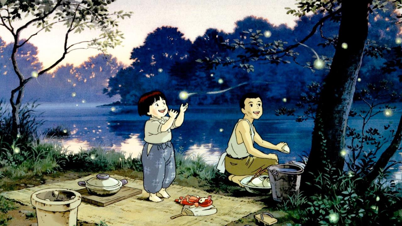 Una scena di tomba per le lucciole