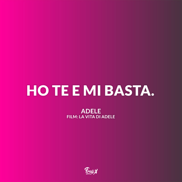 Immagine con frase tratta da La vita di Adele