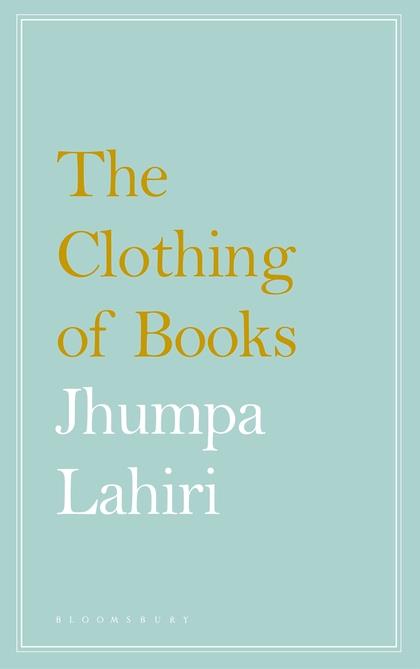La copertina inglese de Il vestito dei libri Jhumpa Lahiri