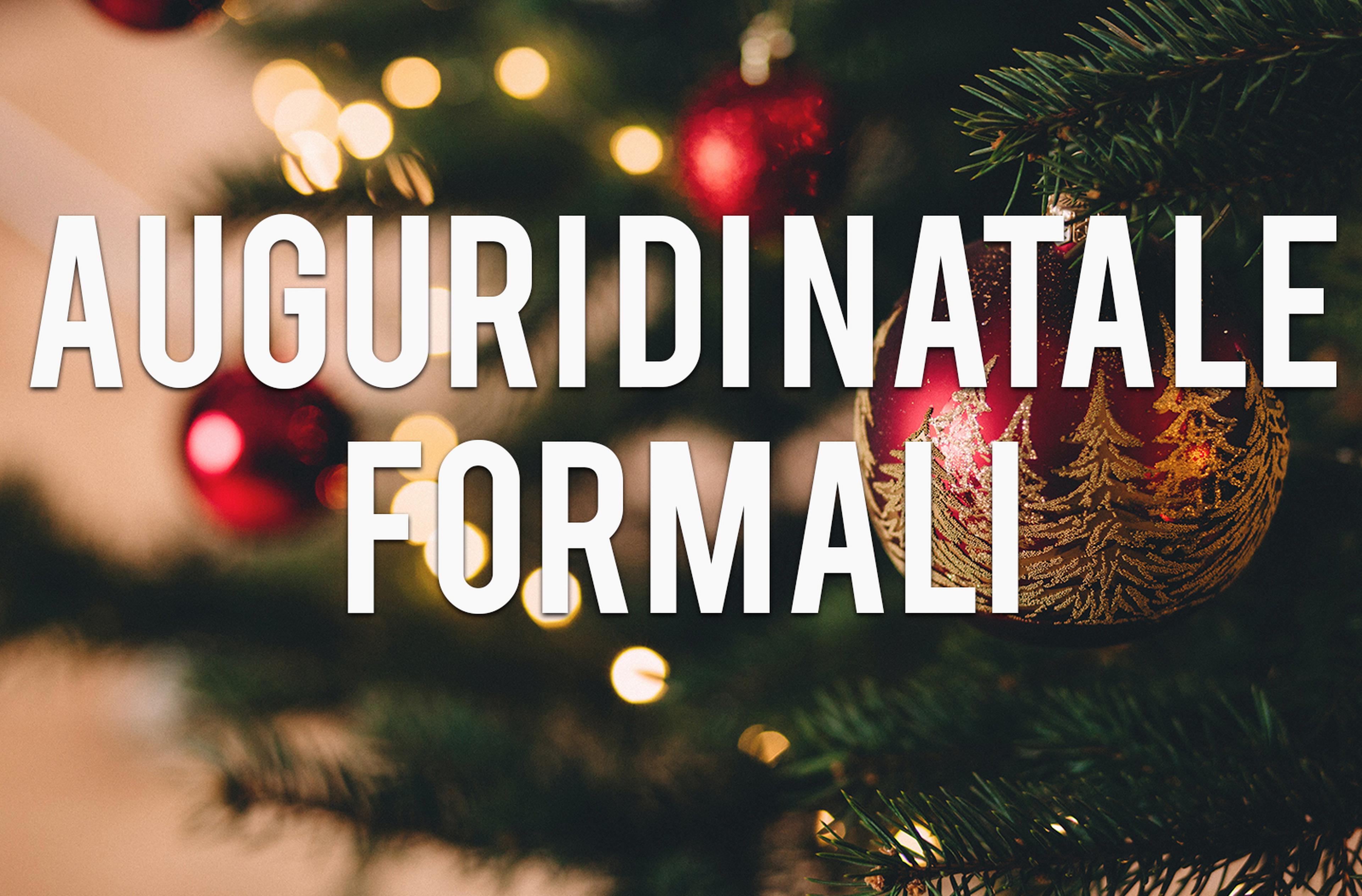 Copertina auguri di Natale formali