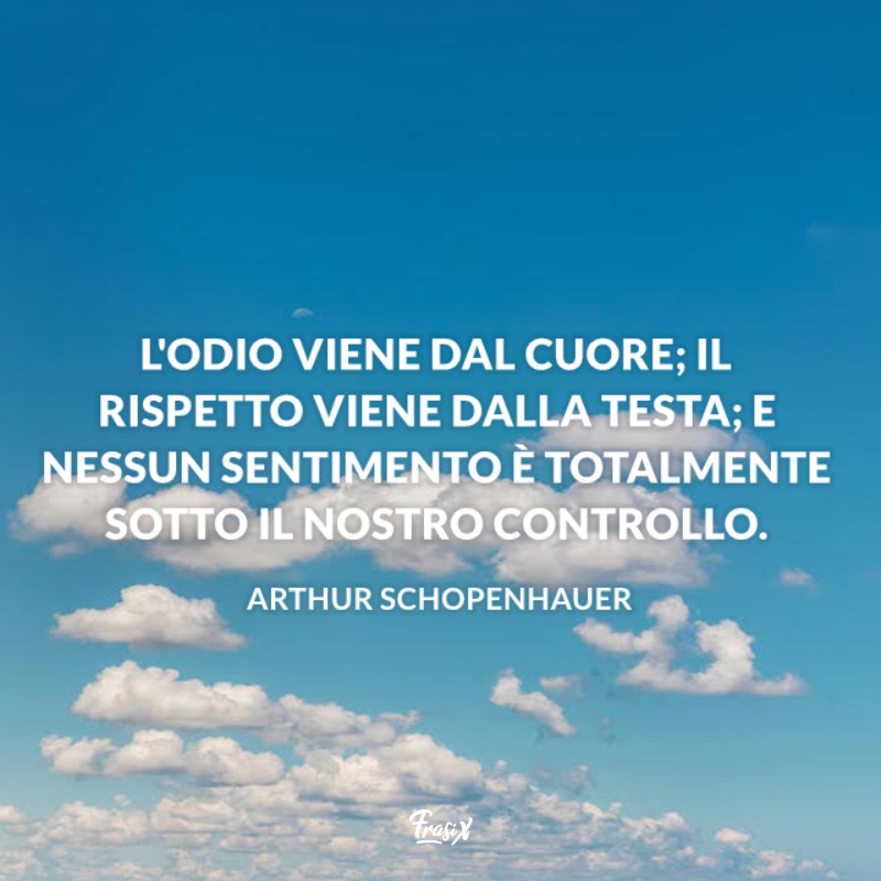 L'odio viene dal cuore