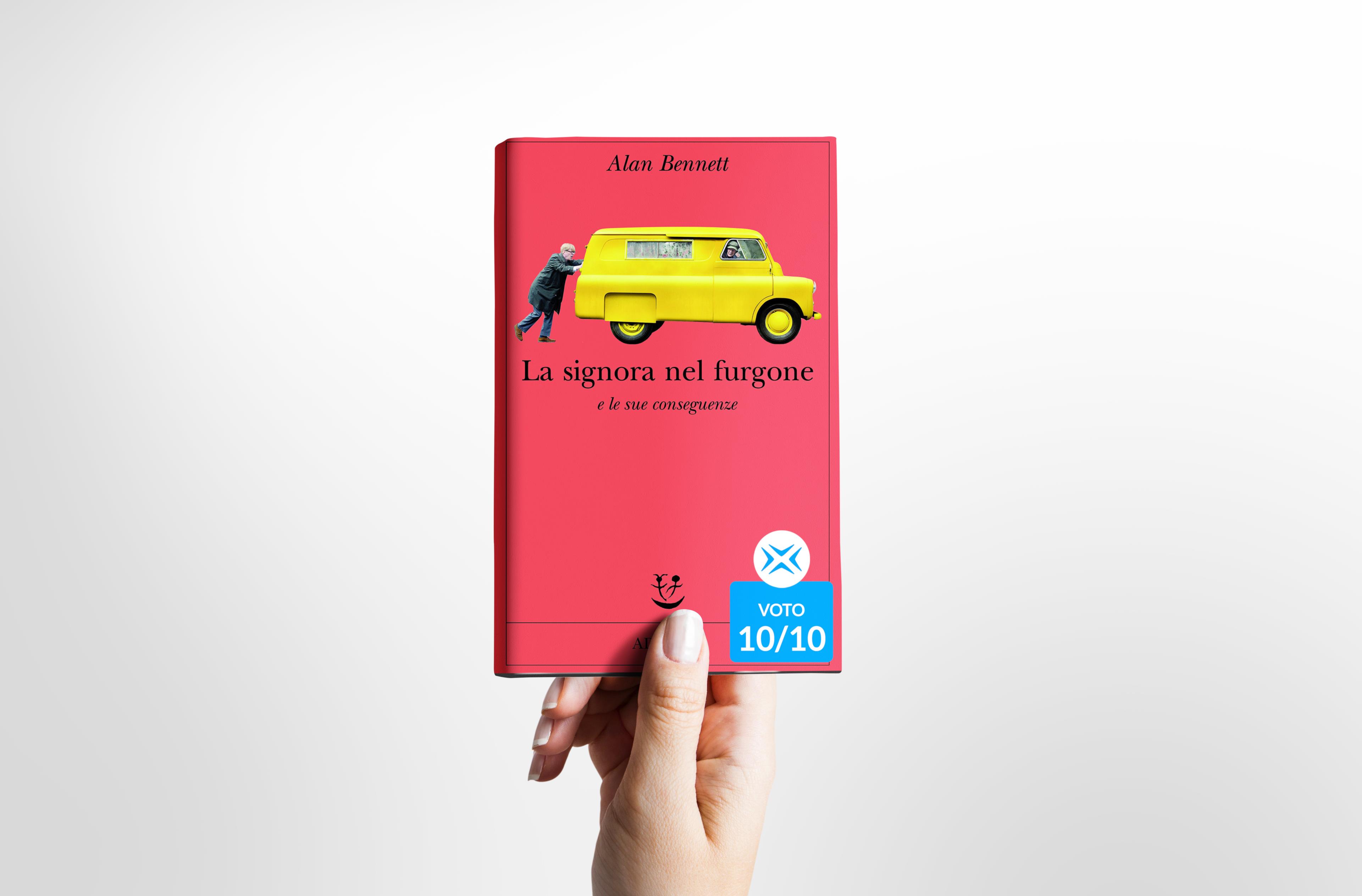 La signora nel furgone di Alan Bennett, cover del libro