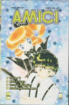 Amici (Mademoiselle Anne Sailor V Lisa e Sey Miracle Girls) N. 9 Ed. Star Comics