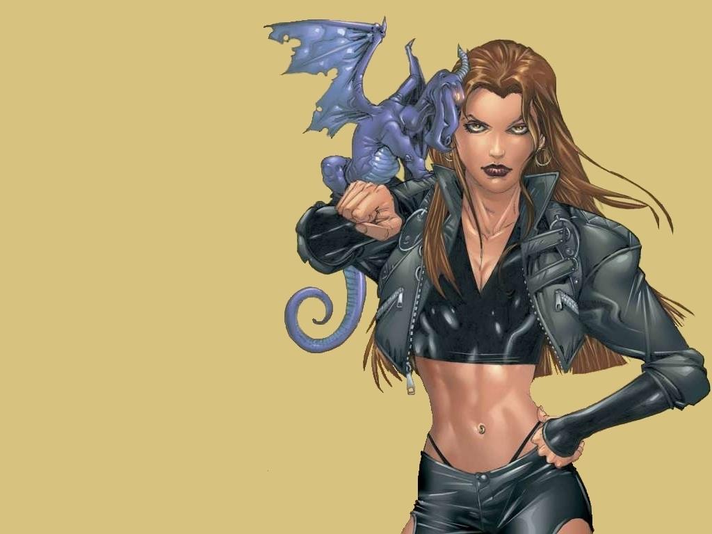 Una sexy Kitty Pryde in compagnia del fido Lockheed