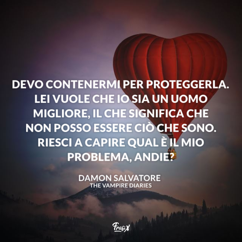 Immagine con citazione sull'amore per frasi the vampire diaries damon