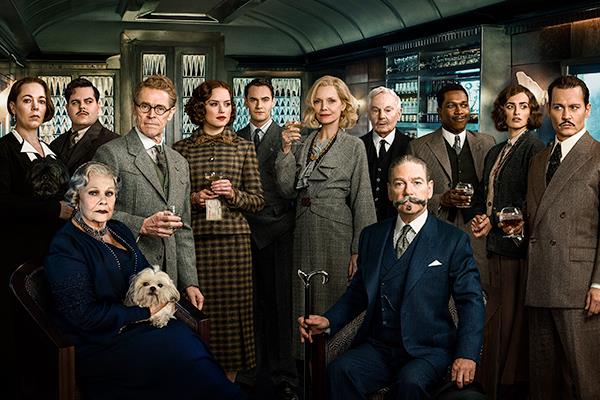 Il cast di Assassinio sull'Orient Express versione 2017