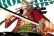 Zoro di One Piece con le sue spade
