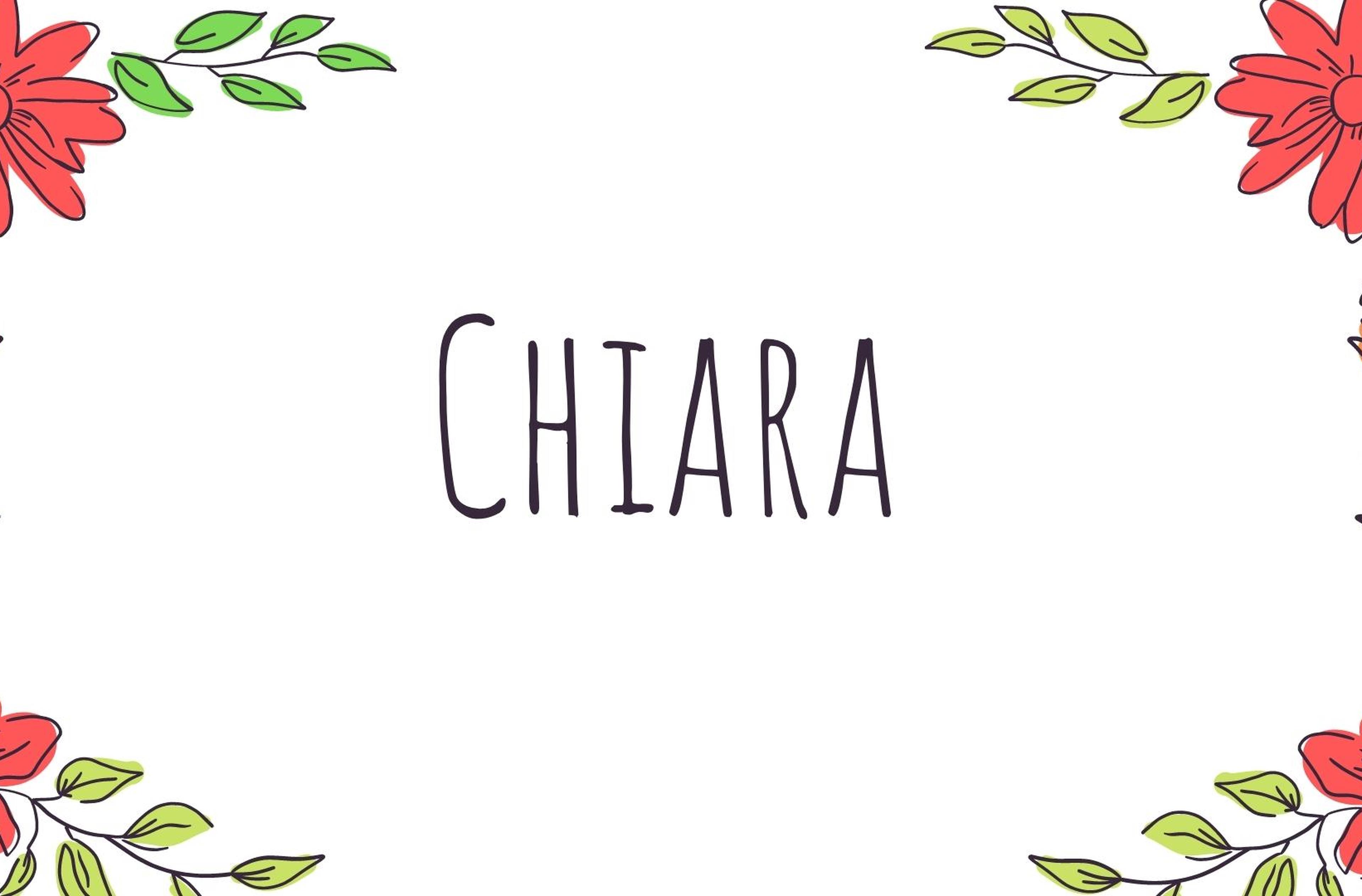 Copertina Nome Chiara origine e significato