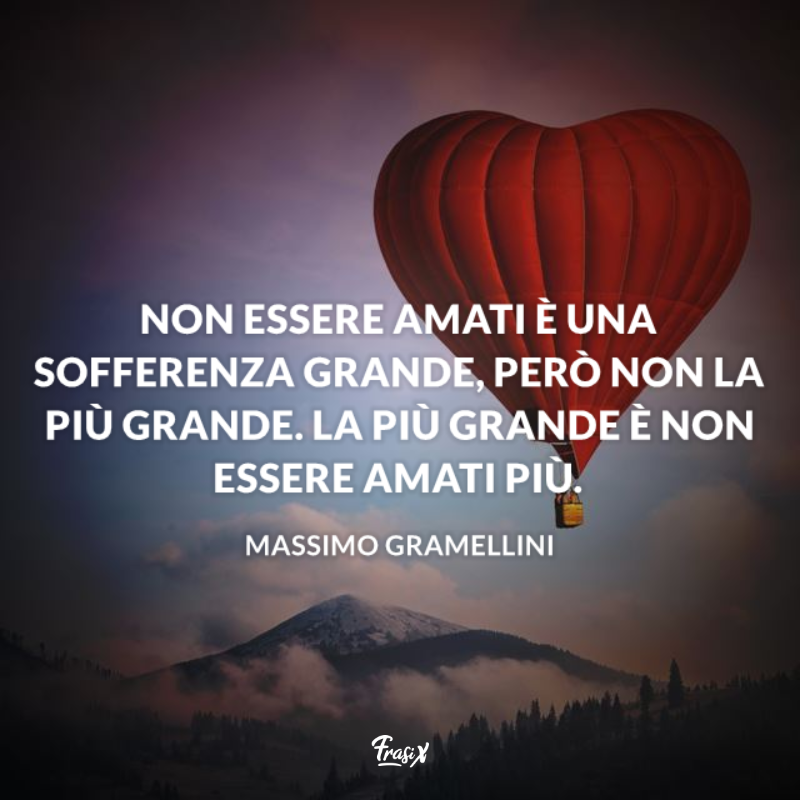 Immagine con citazione gramellini per frasi sulla paura dell'abbandono