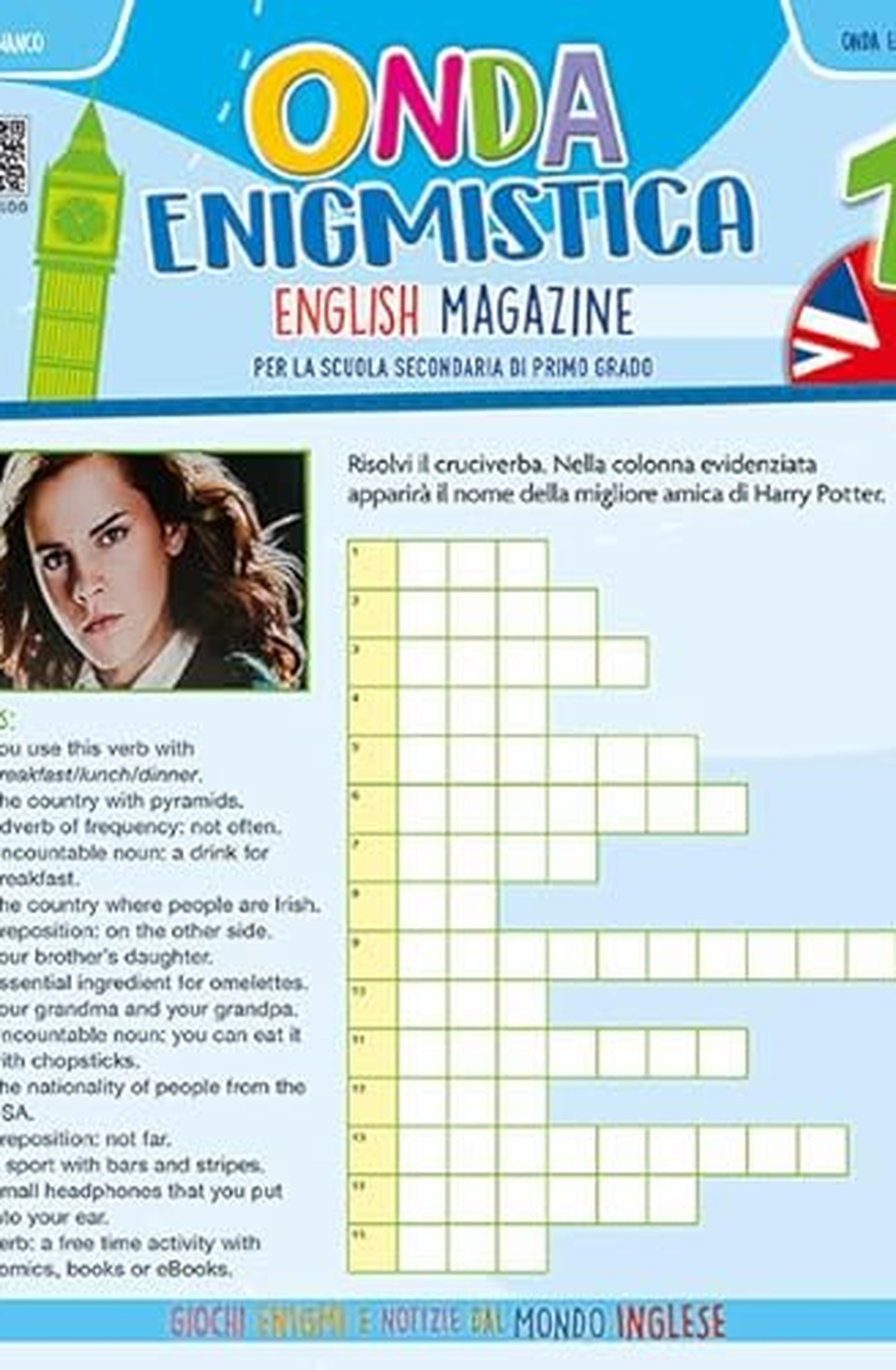 Onda enigmistica. English Magazine Per la Scuola media. Con espansione online (Vol. 1)