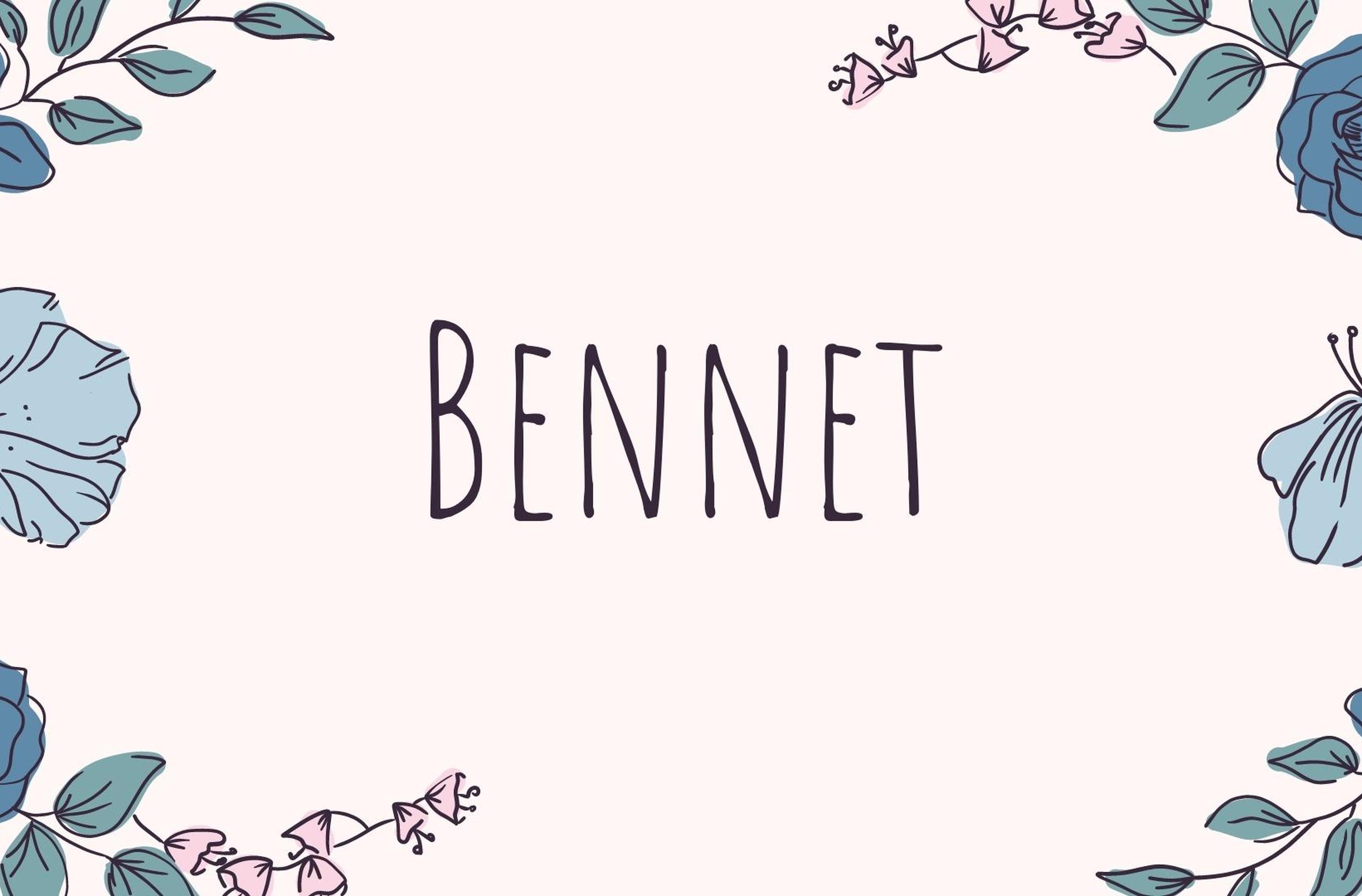 Copertina nome Bennet origine e significato