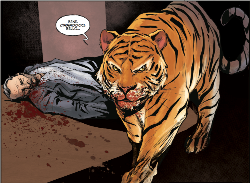 Tigre cosciente in Animosity #1