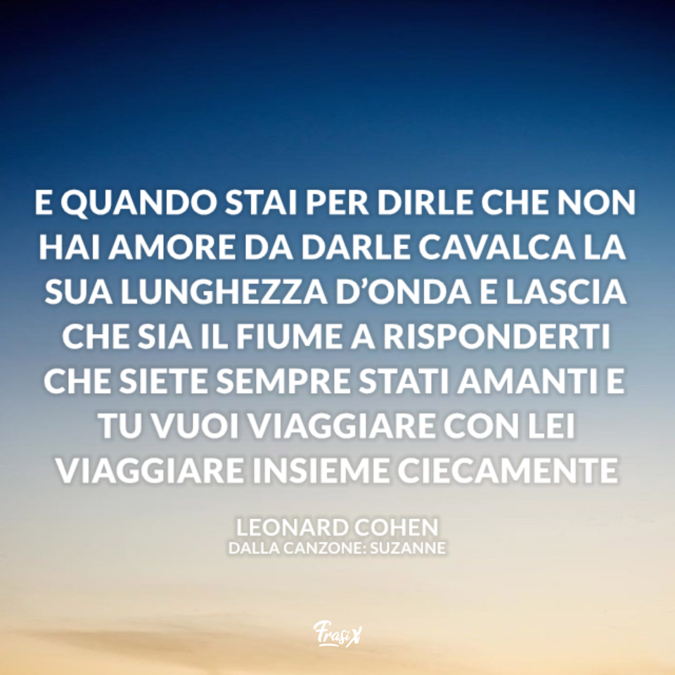 Suzanne - Leonard Cohen