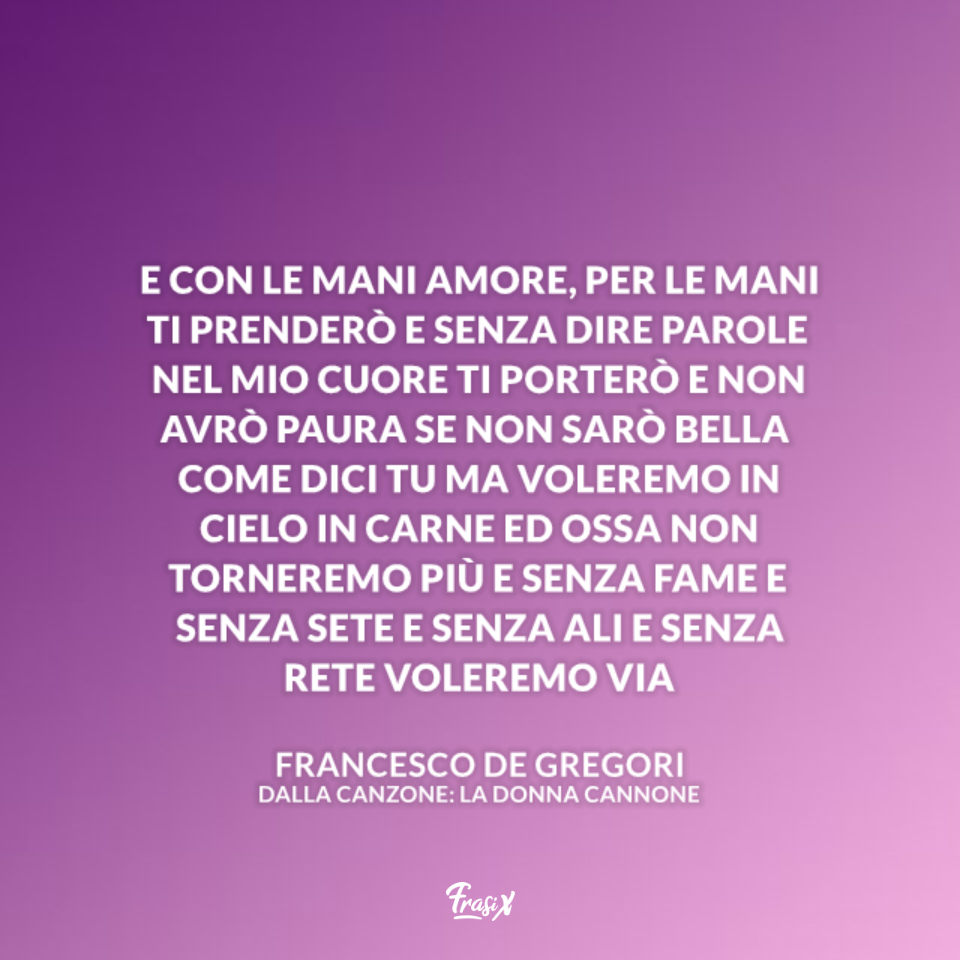 Testi Francesco De Gregori La Donna Cannone