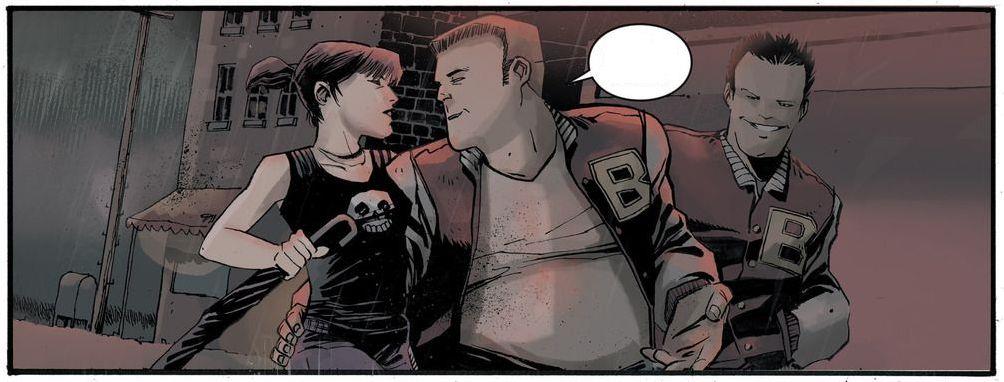 Alice viene importunata da alcuni ragazzi di Buckaroo