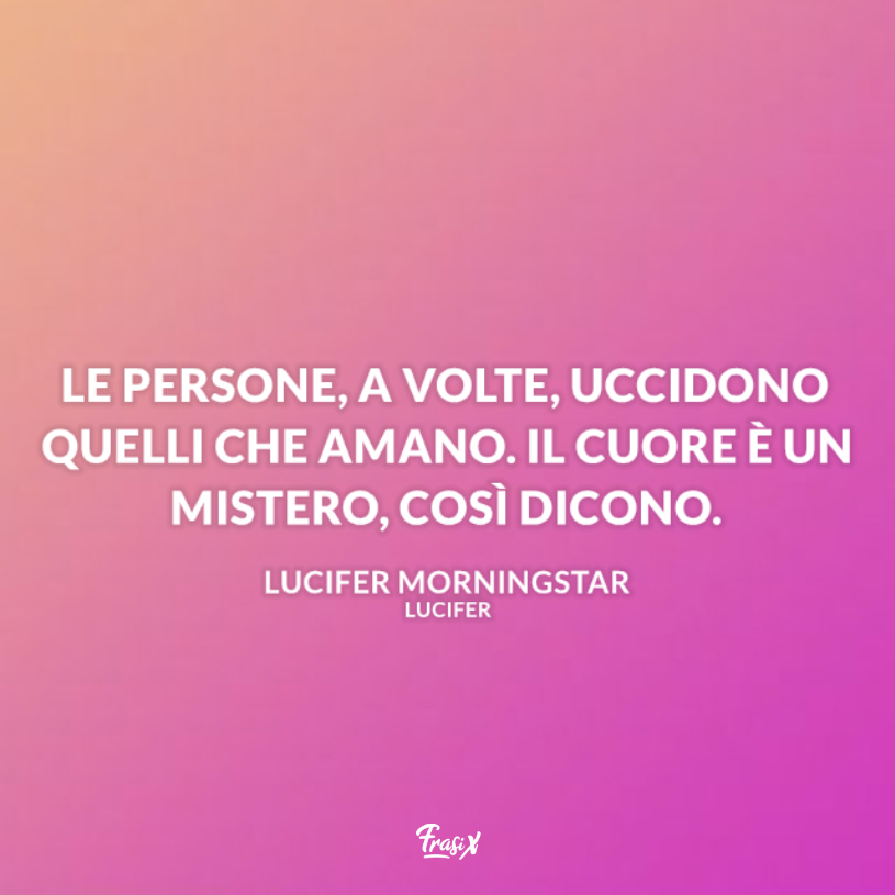 Immagine con citazione di Lucifer Morningstar per frasi di lucifer serie tv