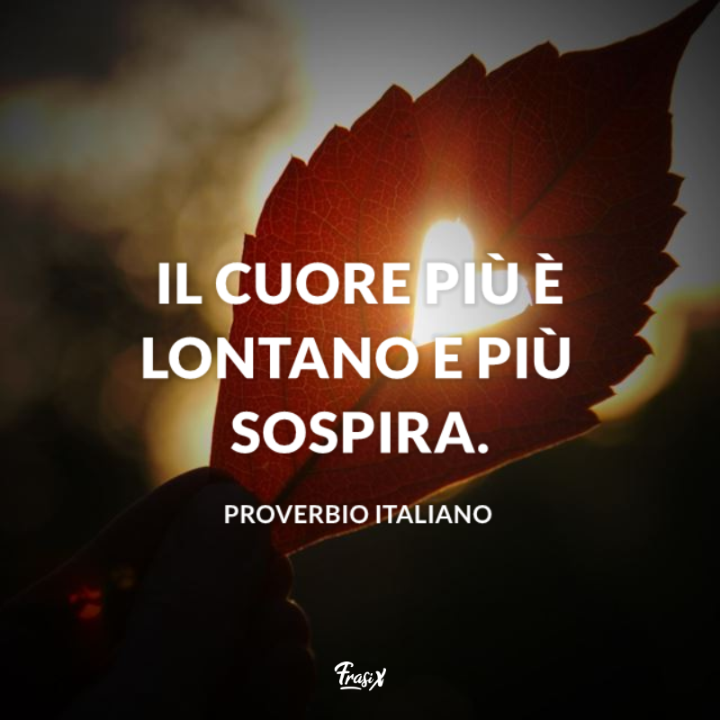 Immagine con proverbio italiano per lontani ma vicini frasi amicizia