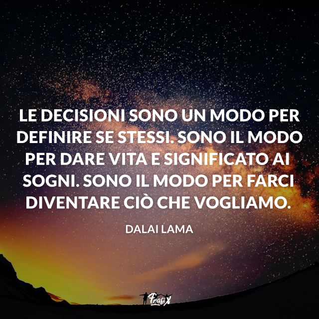 Immagine con frasi del Dalai Lama