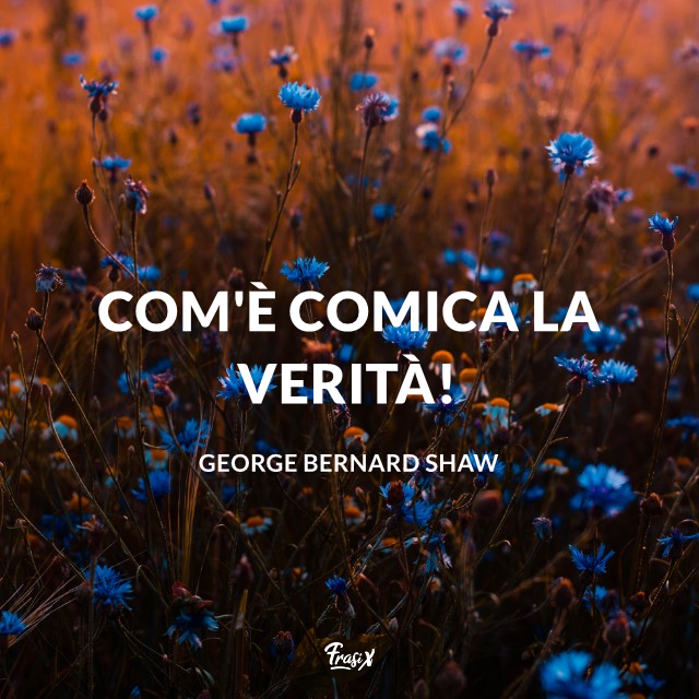 Com'è comica la verità!