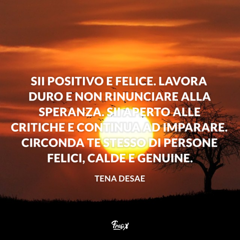 Immagine con citazione desae per pensieri mattutini