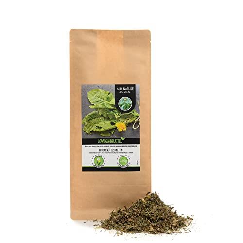 Tè di tarassaco (250g), foglie di tarassaco tagliate, Diente di leone, essiccate delicatamente, 100% pure e naturali per la preparazione di tè, tisane