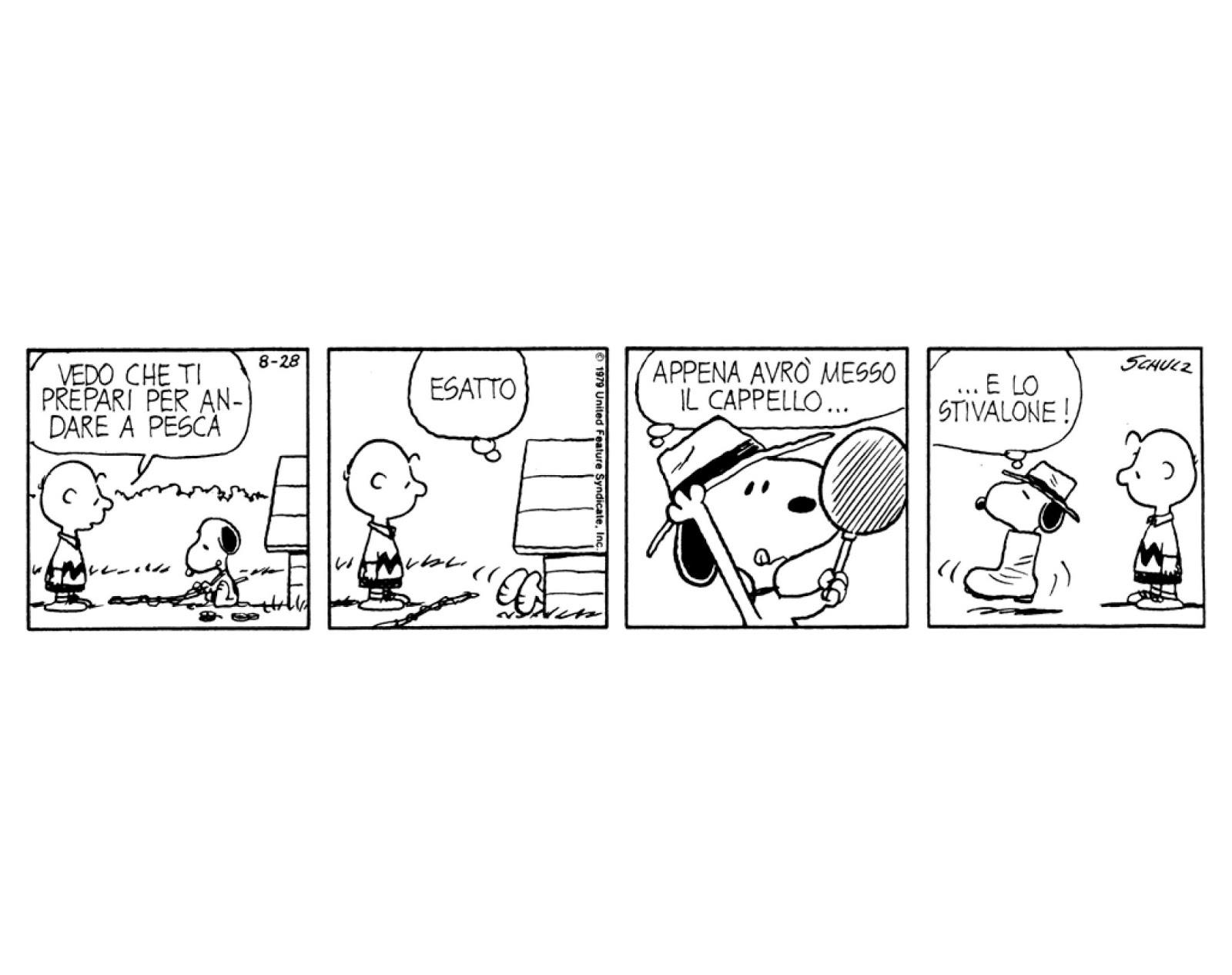 Una vignetta dei Peanuts