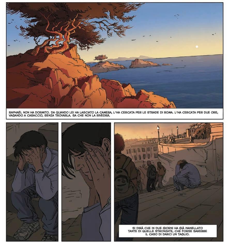 Tavola del fumetto Una Notte a Roma