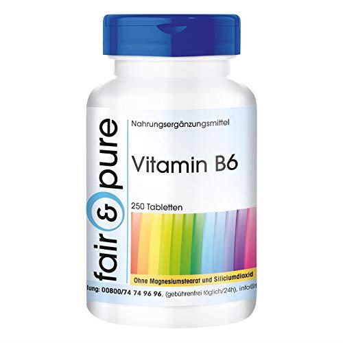 Vitamina B6 22,5mg - Piridossina HCl - Vegan - 250 Compresse
