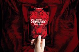 La cover del romanzo di Roberto Saviano, Bacio feroce