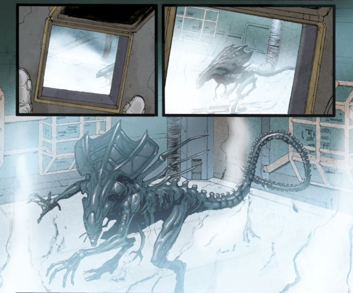 La Regina congelata in Aliens #5