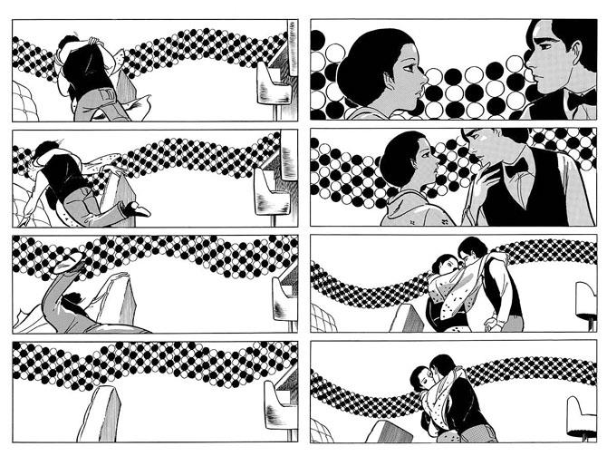 Ken e Yuko in una tavola di Il club delle divorziate