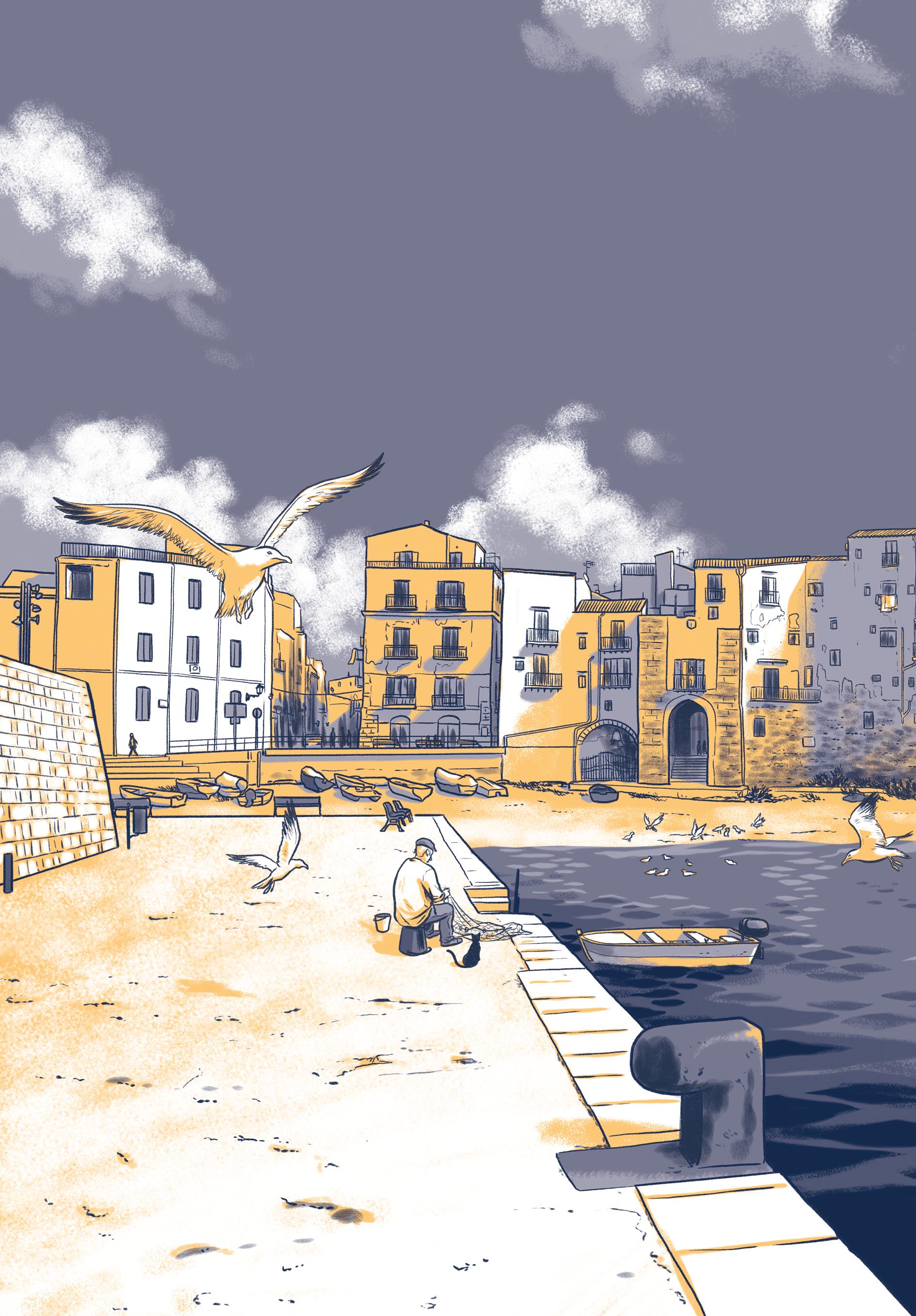 Spiaggia della Marina a Cefalù