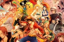 La ciurma di Cappello di Paglia e altri personaggi di One Piece